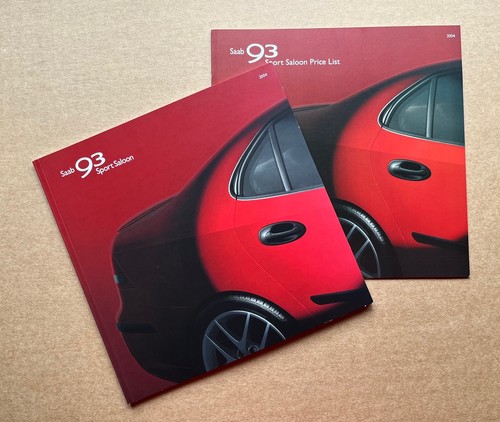 Saab sport saloon brochure - 93,