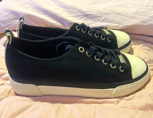 Carvela navy white - low, top