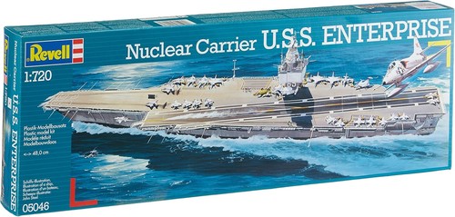 Revell 05046 nuclear carrier - revell,