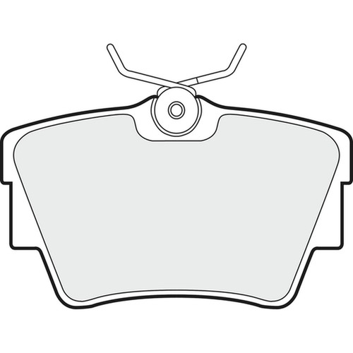 Brake pads set for - brake, renault