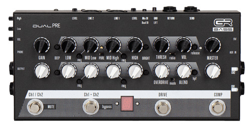 Audio dual pre bass - audio,