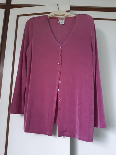 Kim orchid rose cardigan - &,