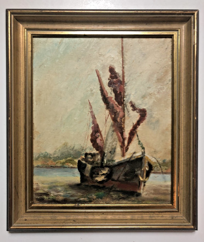 Original maritime oil painting - original,