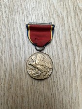Original WW2 US Naval Reserve Medal Wrap Brooch