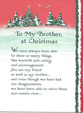 Brother Christmas card