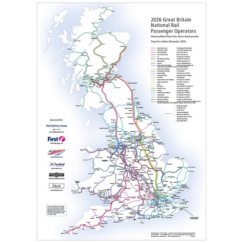 Train map 2026 rail - map, (rail