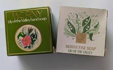 2 X 75g Morny Lily Of The Valley Fine English Soap Rare 1970's  Unused