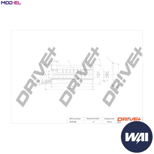Oil filter dp1110 - oil, for
