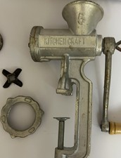 Heavy Duty Meat Mincer Grinder – Kitchen Craft No. 5 Manual Hand Operated