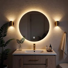 Round LED Bathroom Mirror For