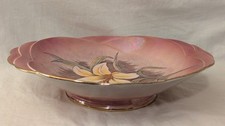 Large Pink Lustre Ware Royal