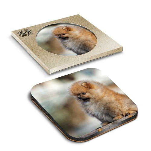 Boxed square coasters - square,