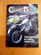 Classic Bike Magazine January 1982 BMW 650, Norton, BSA B31, 1939 Ariels 600cc