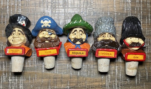 Vintage bottle stoppers liquor - vintage,