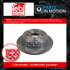 2x Brake Discs Pair Solid fits TOYOTA CELICA 2.0 Rear 93 to 99 269mm Set Febi