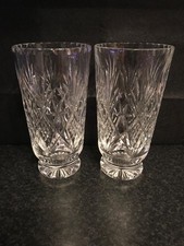 2 Thomas Webb Vintage Crystal