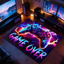Gaming Rug for Boys Bedroom