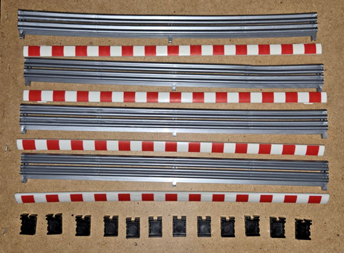 Scalextric c8212 grey barriers - c8212,