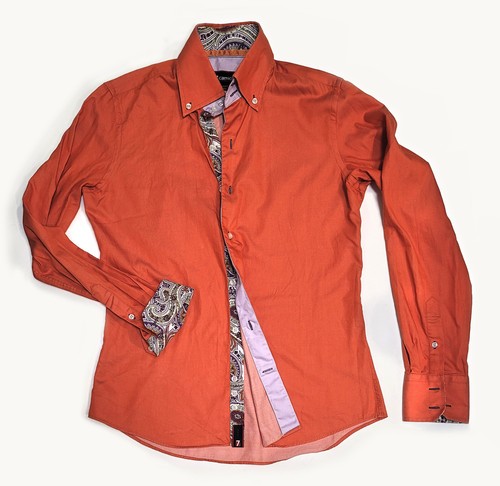 7camicie youth orange - orange, fit