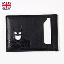 Bat Wallet Superhero Mask Card Holder Hero ID Slim Wallet Gift for Men & Women