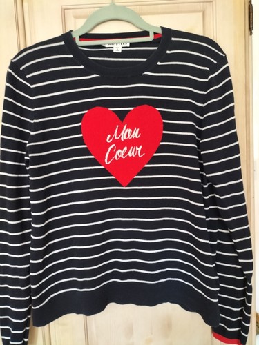 Whistles stripe fine knit - stripe,