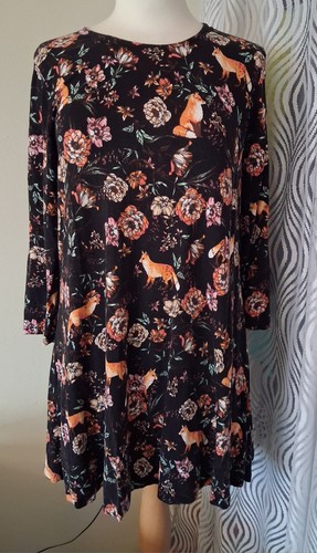 Ladies black printed - black,