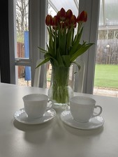 12 Vintage French White Milk