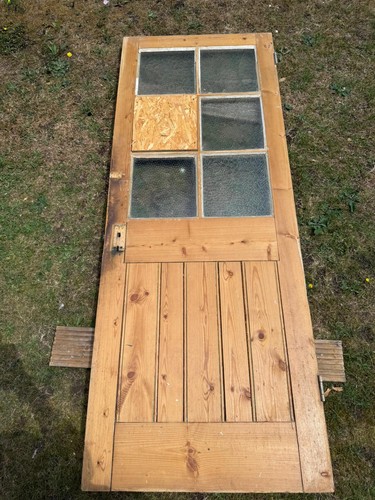 Internal pine glazed - internal, door