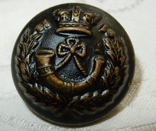 c 1880 VICTORIAN SCOTTISH RIFLES (CAMERONIANS) UNIFORM BUTTON QVC By JENNENS