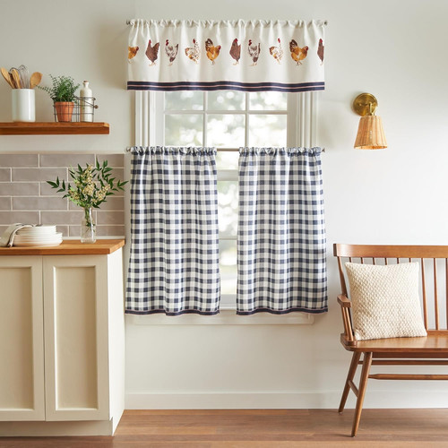 Chickens piece window - 3-piece,