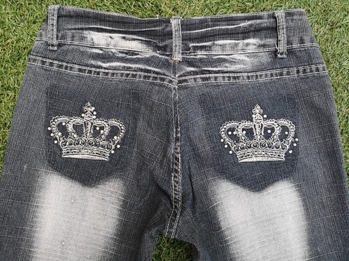 Jeans jewelled crowns - jeans,