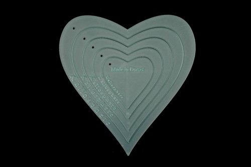 Set acrylic heart - of,