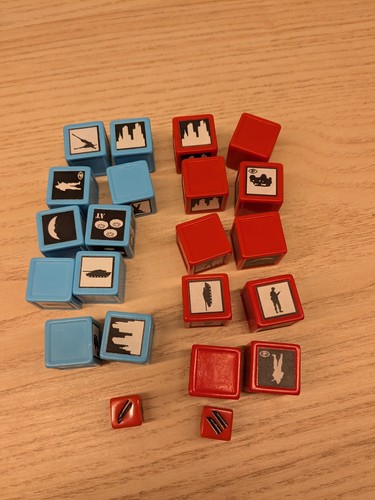 Game dice tokens maybe - (maybe, memoir