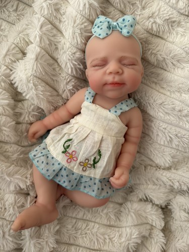 Reborn preemie asleep full - asleep,