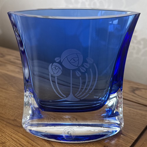 Selkirk glass scotland - glass, blue
