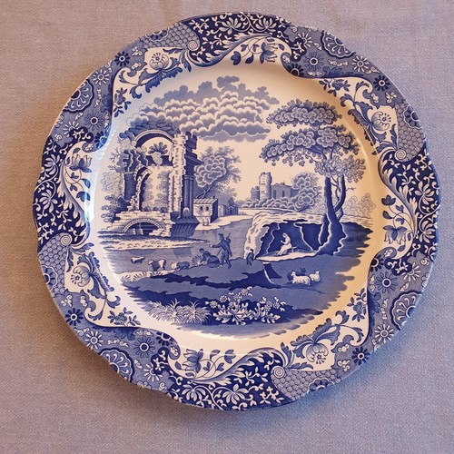 Spode blue italian 32cm - 32cm, large