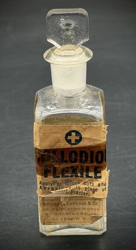 Antique collodion flexile - collodion,