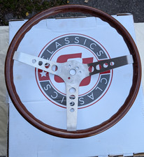 14" Wooden Steering Wheel (3