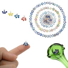 Daisy Honeycomb Glass Pipe