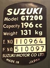 SUZUKI GT200 X5 HEADSTOCK