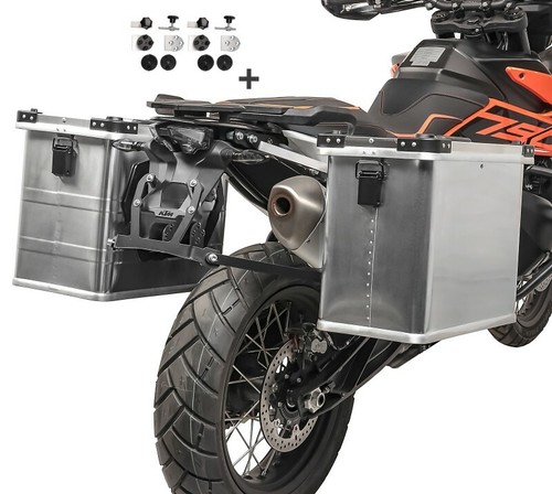 Aluminium pannier set - , gobi