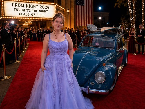 Stunning lilac prom evening - stunning,