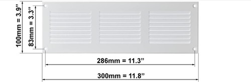 Europlast 300mm 100mm vent - x,