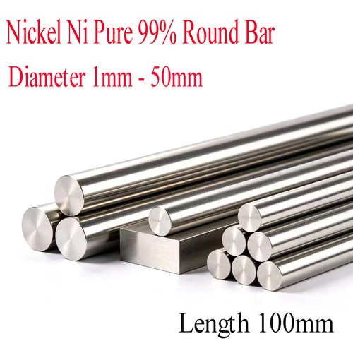 Nickel pure round bar - pure,