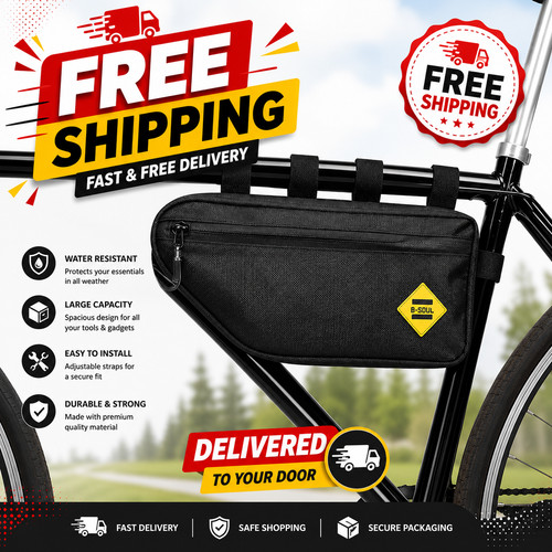 Waterproof bicycle triangle - waterproof,