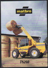 Matbro "TS260" Telescopic Handler Brochure Leaflet