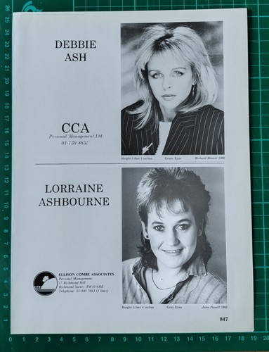 Debbie ash vintage 1986 - ash, acting