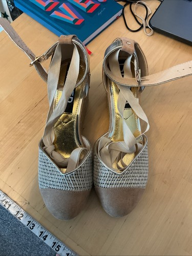 River island beige wedge - river,