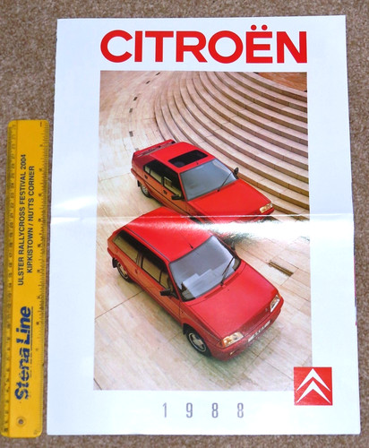 1988 citroen range sales - citroen,