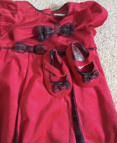 Girls months 2pc velvet - 2pc,